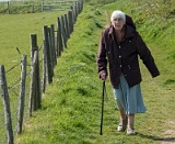 Lilian at Seaford Head