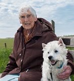 Lilian and Mickey at Seaford Head