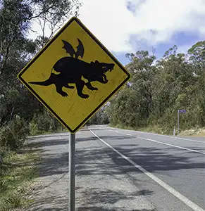 road sign